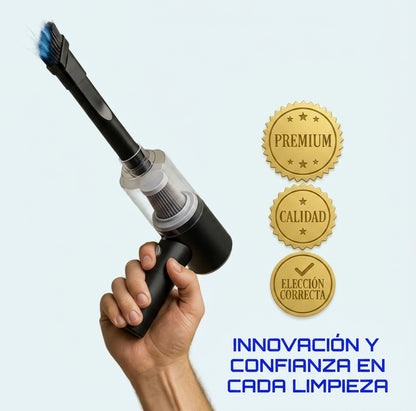 Mini Aspiradora Portátil Recargable + acessórios + carregador
