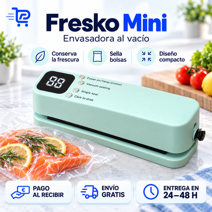 Fresko Mini | Envasadora al Vacío Portátil + Más frescura, menos desperdicio.