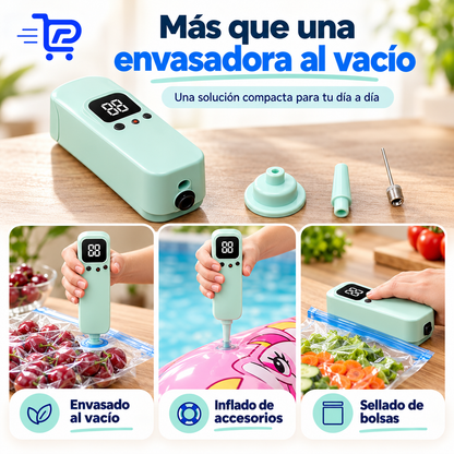 Fresko Mini | Envasadora al Vacío Portátil + Más frescura, menos desperdicio.